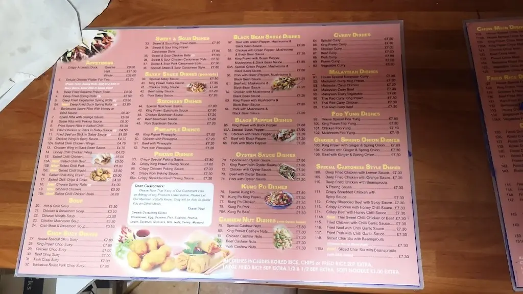 Menu_Prosperous House Chinese & European Takeaway_Kilrea_image_2