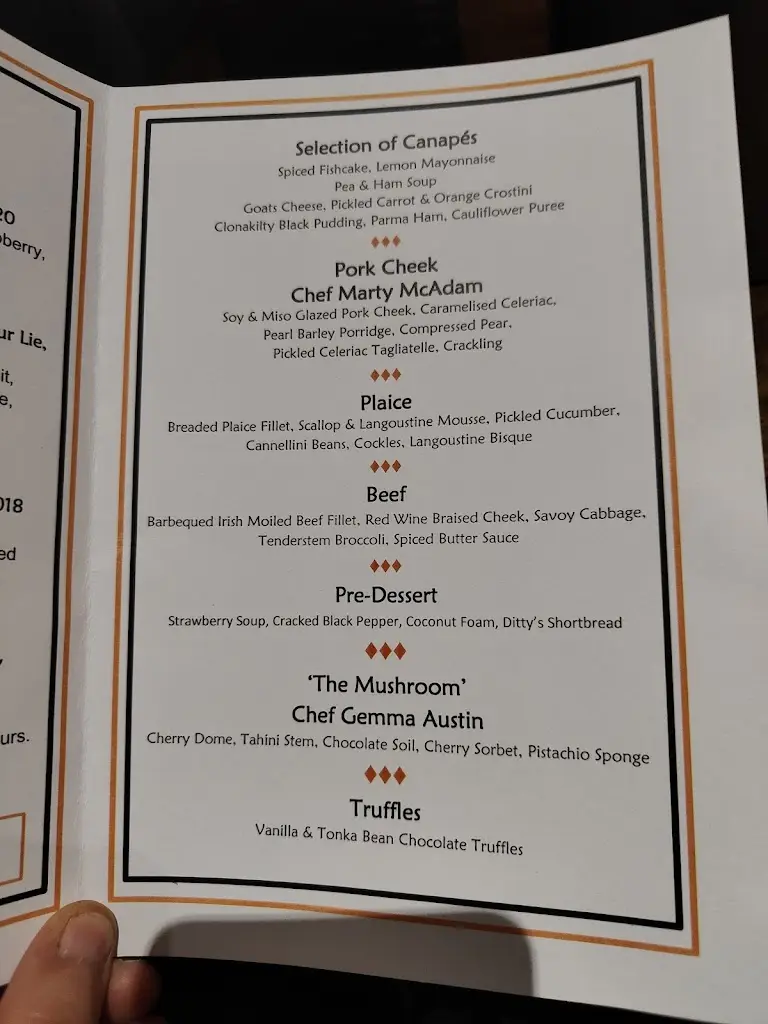 Menu_Dawsons Restaurant - Castledawson_Mid Ulster_image_2