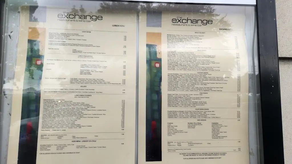 Menu_The Exchange_Derry_image_2