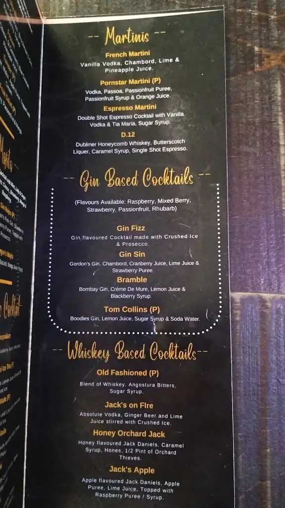 Menu_The Gate Bistro & Cocktail Bar_Derry_image_4