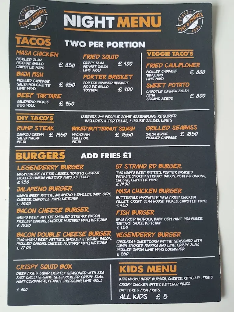 Menu_Pyke 'N' Pommes (POD on the Riverfront)_Derry_image_4