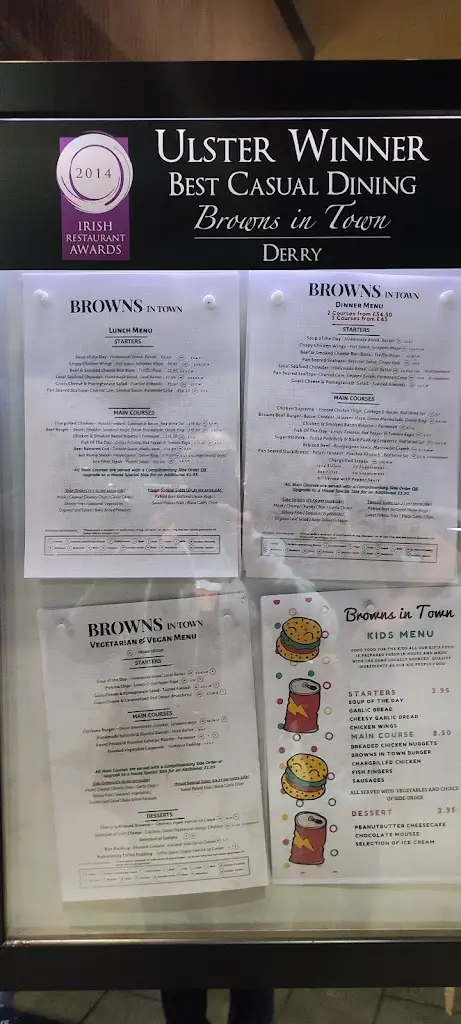 Menu_Browns In Town_Derry_image_3