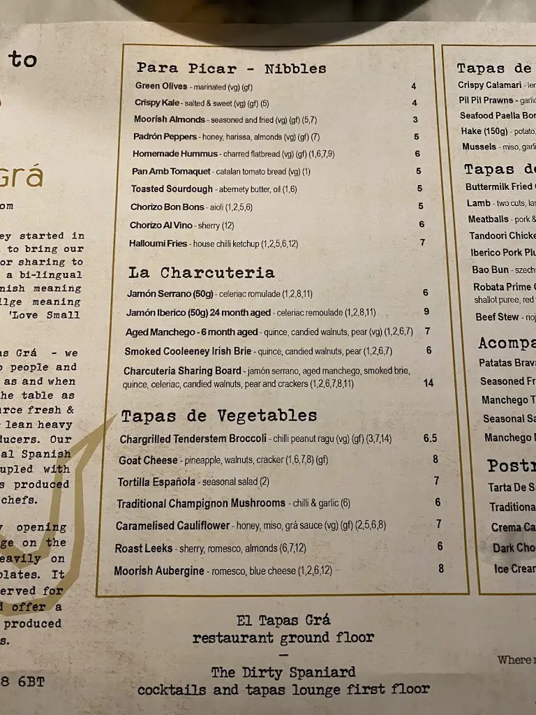 Menu_El Tapas Grá_Derry_image_4