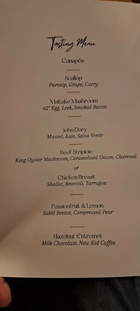 Menu_Artis Restaurant By Phelim O' Hagan_Derry_image_4