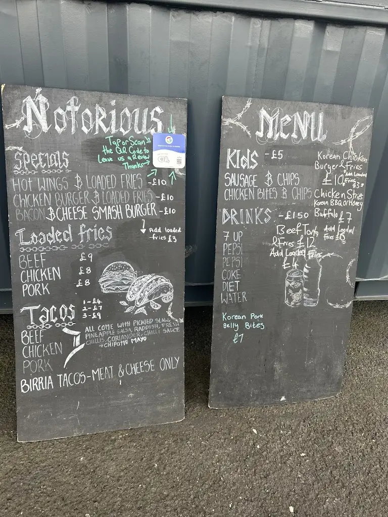 Menu_Notorious Street Food_Derry_image_2