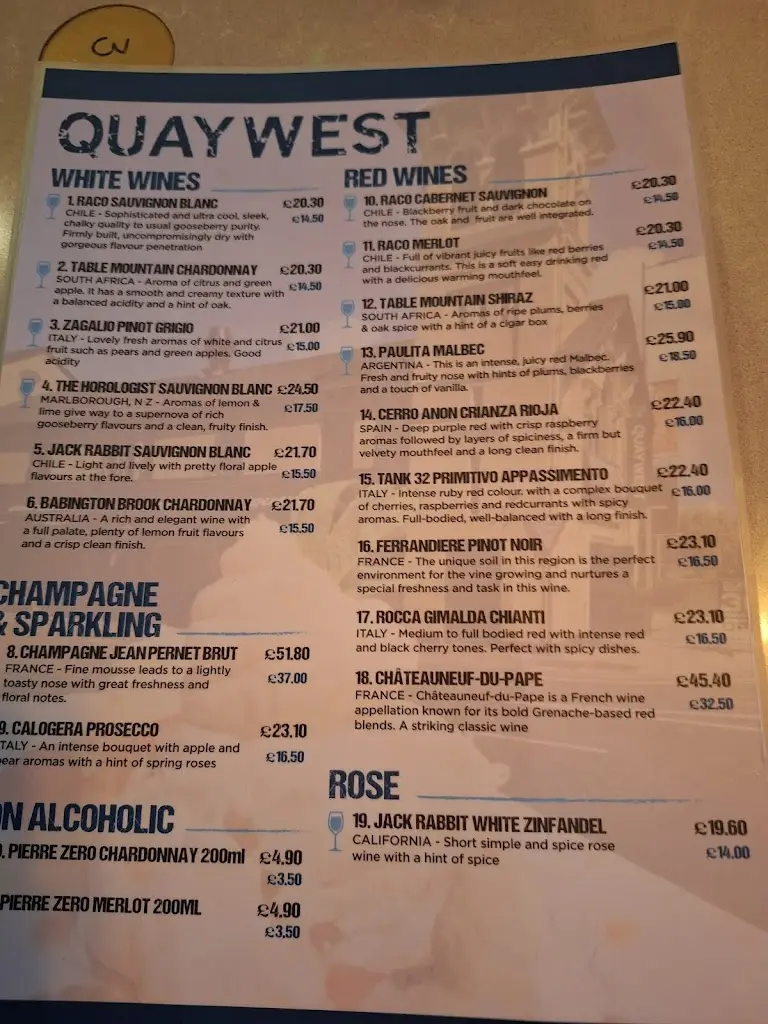 Menu_Quaywest Wine Bar & Restaurant_Derry_image_1