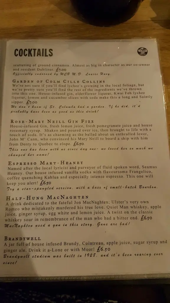 Menu_Walled City Brewery_Derry_image_4