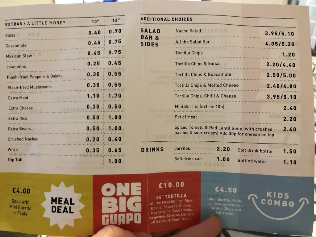 Menu_Guapo Fresh Mexican_Derry_image_1