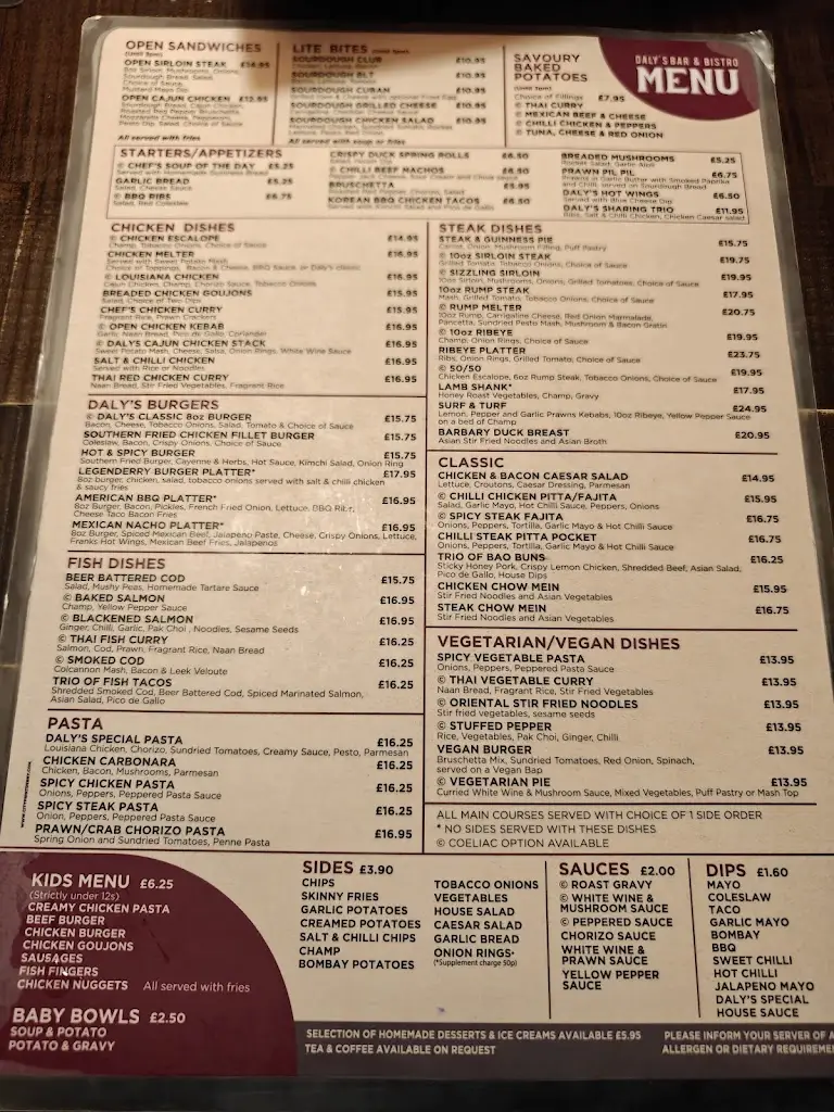 Menu_Daly's Bar & Bistro_Derry_image_1