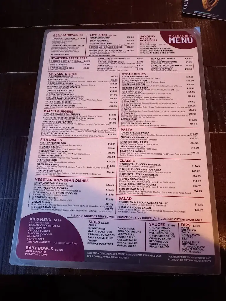 Menu_Daly's Bar & Bistro_Derry_image_3