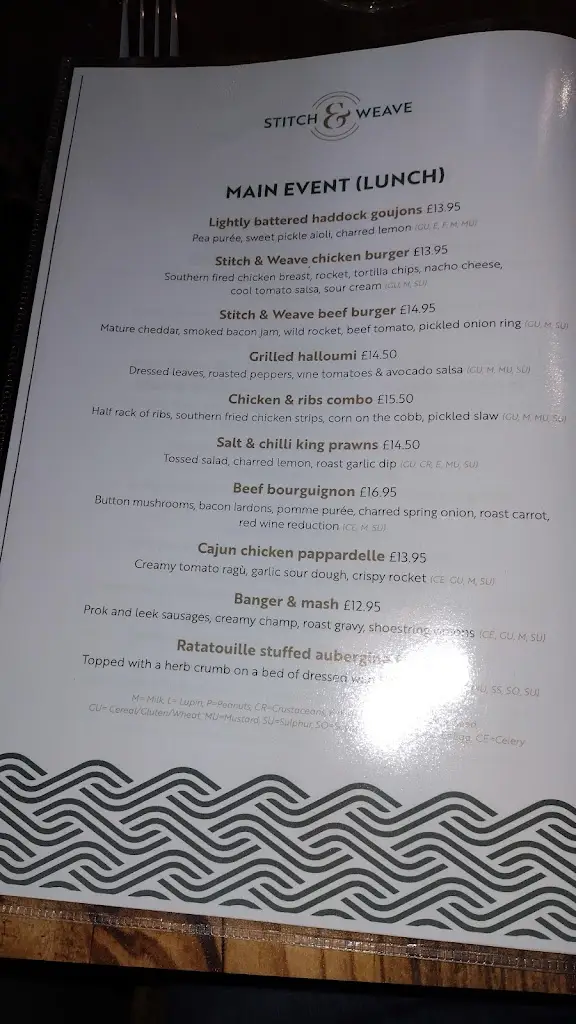 Menu_STITCH & WEAVE_Derry_image_1