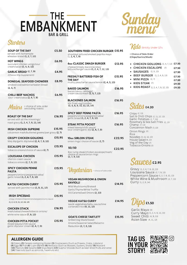 Menu_The Embankment Bar & Grill_Derry_image_2