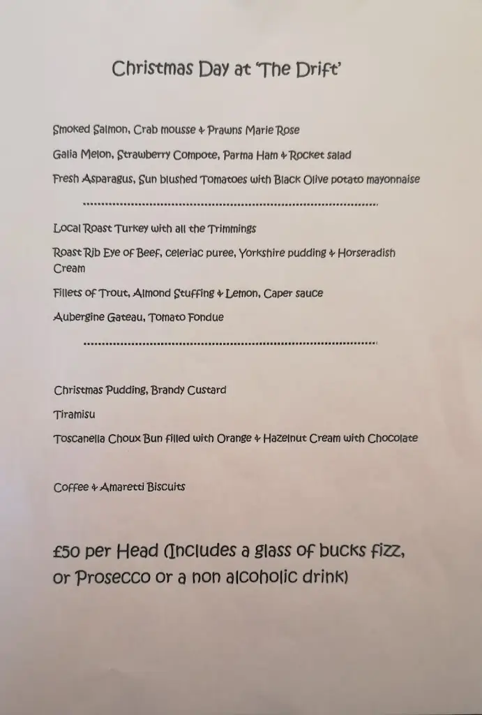 Menu_The Drift_Bideford_image_1