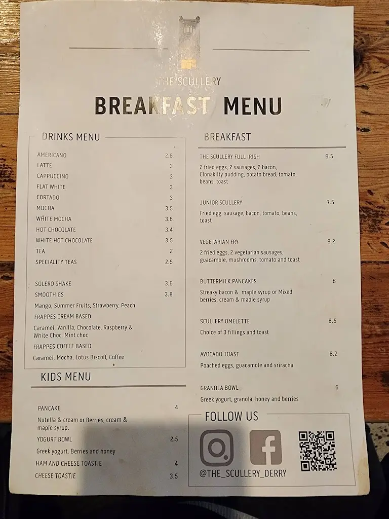 Menu_The Scullery Cafe_Derry_image_3