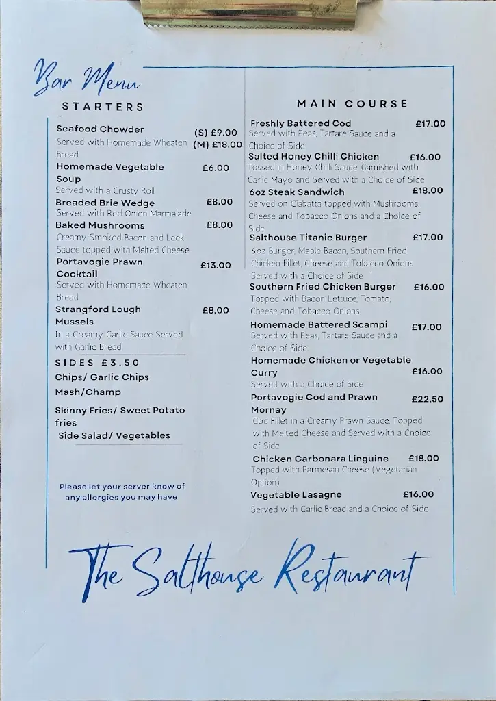 Darron Mark _Salthouse Restaurant_Portaferry_review