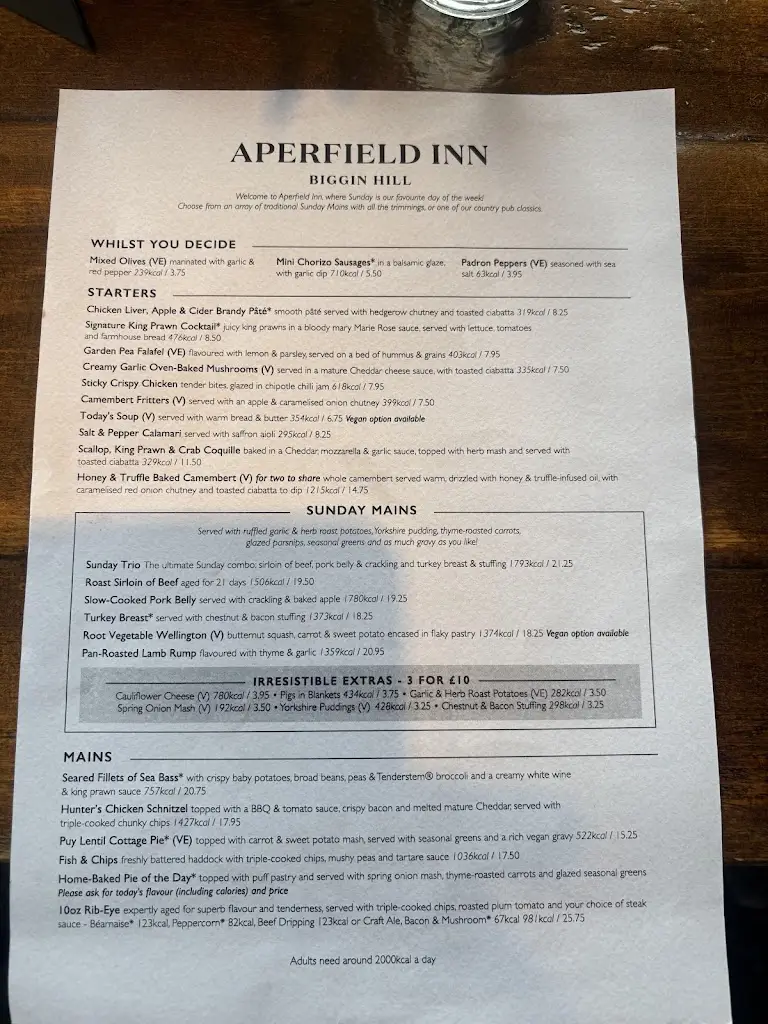 Menu_The Aperfield Inn_Biggin Hill_image_2