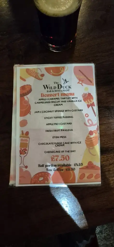 Menu_Wild Duck Inn_Portglenone_image_4