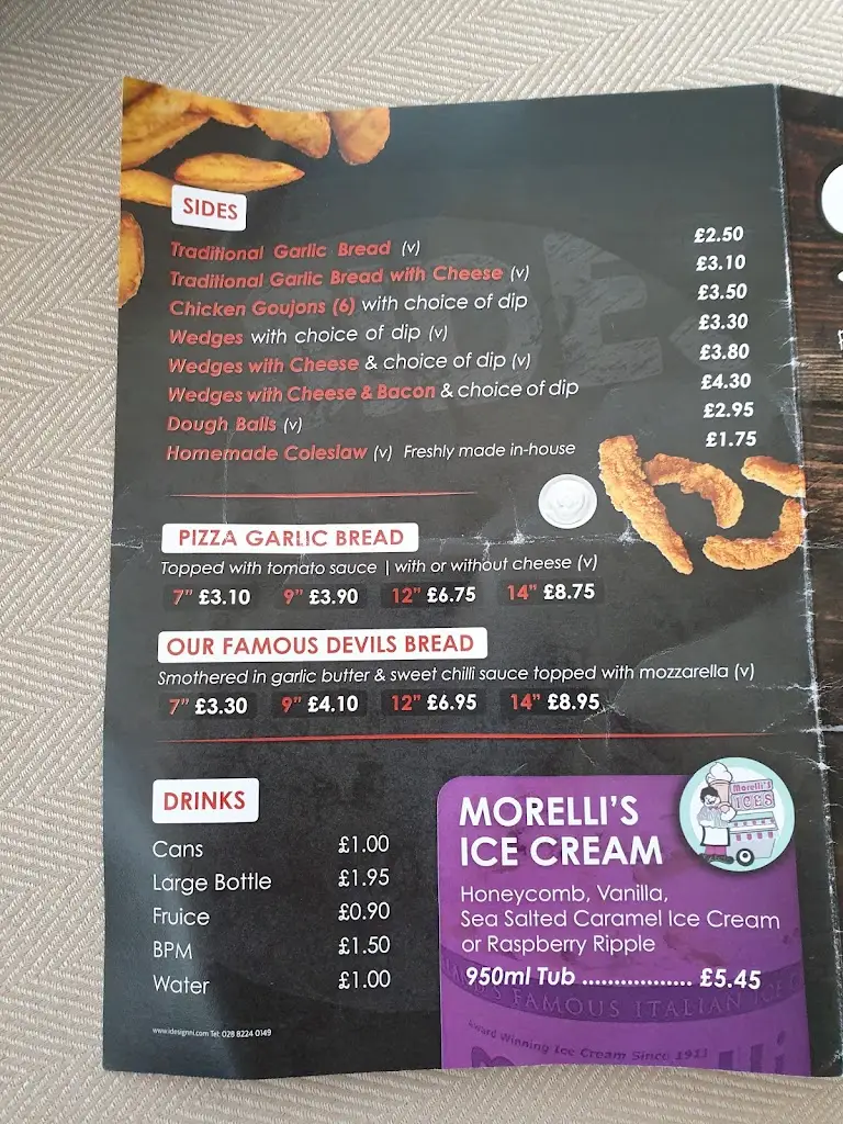 Menu_9th Avenue Pizzeria - Newtownstewart_Newtownstewart_immagine_3