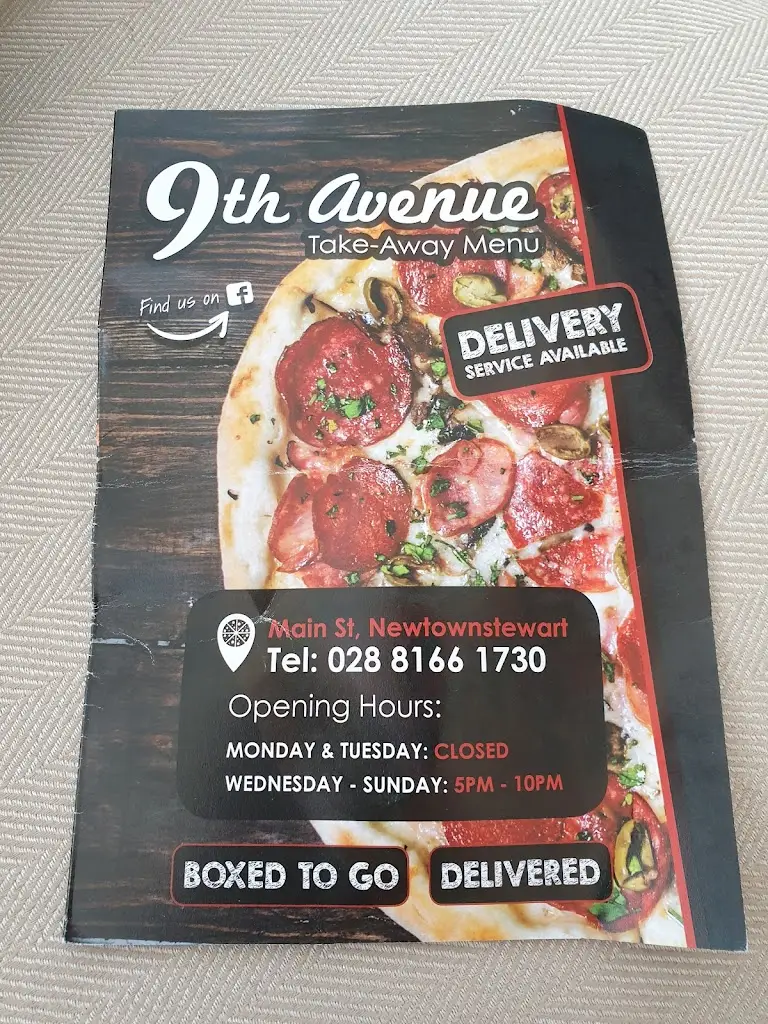 Menu_9th Avenue Pizzeria - Newtownstewart_Newtownstewart_immagine_4