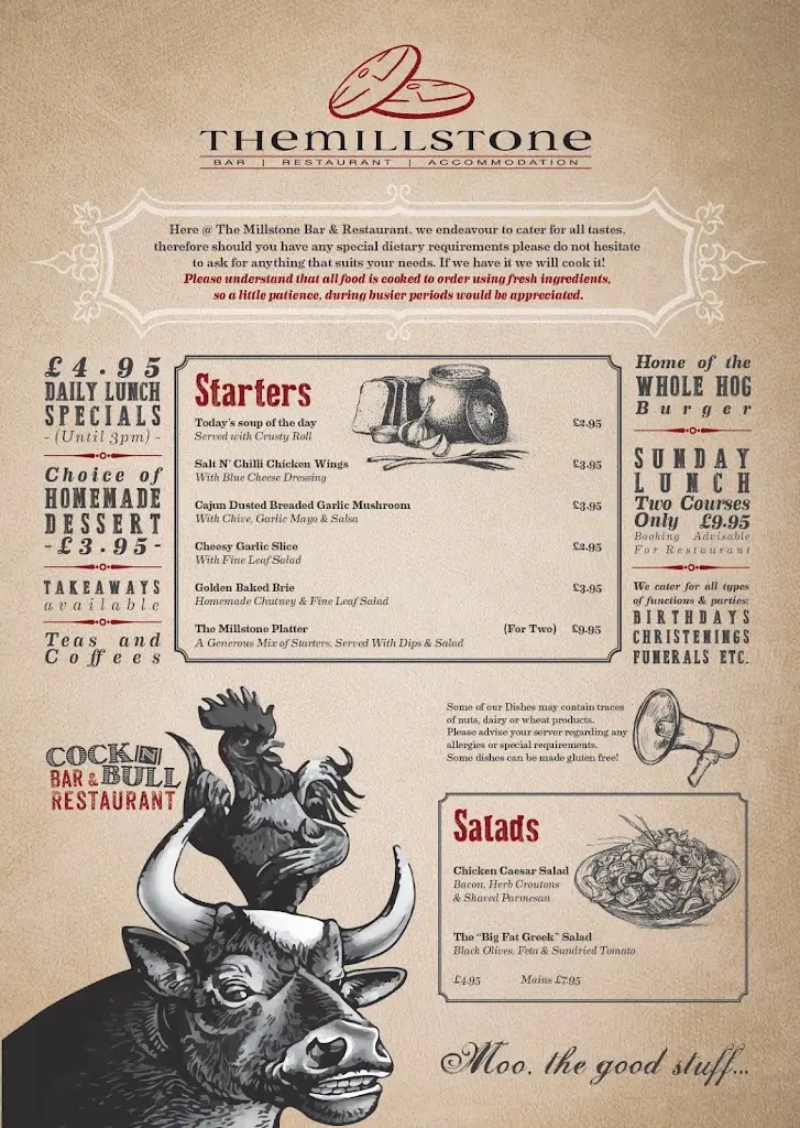 Menu_The Millstone_Newtownstewart_image_4