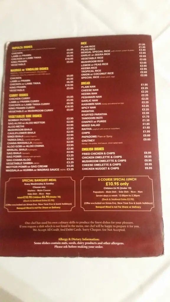Menu_Spice Lounge_Biggin Hill_image_2