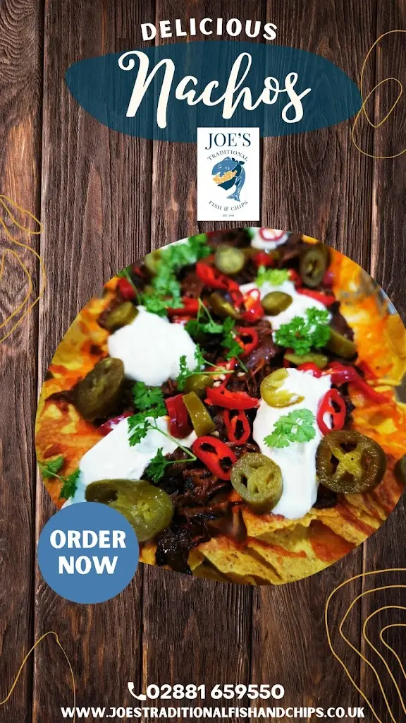 Menu_Joe's Traditional Fish and Chips_Sion Mills_image_2