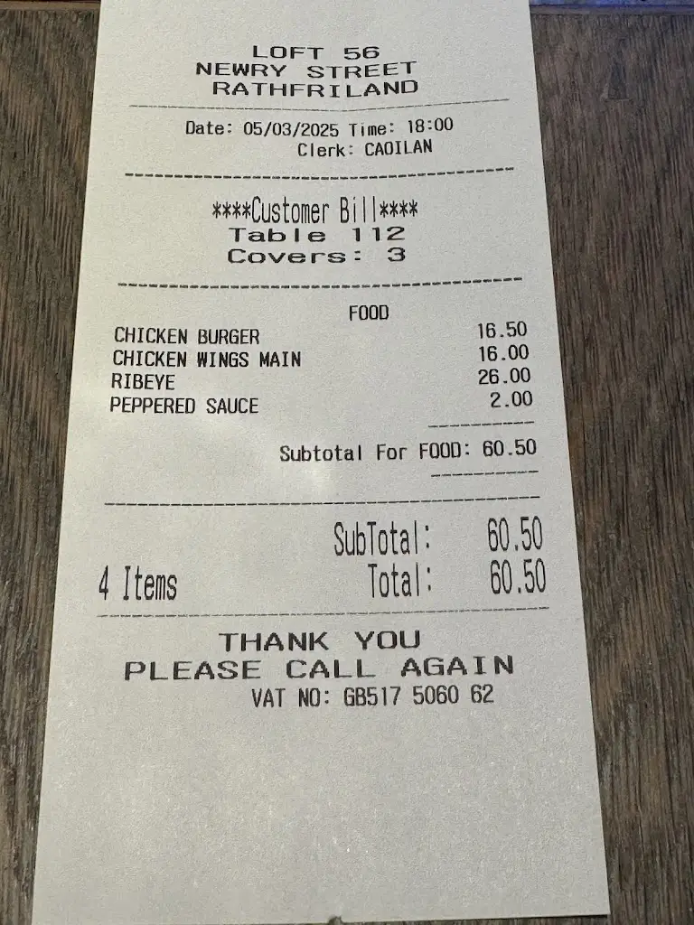 Finbarr Keaveney_Loft 56_Rathfriland_review