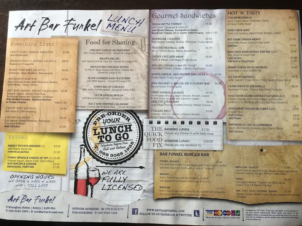 Menu_Art Bar Funkel_Rathfriland_image_4