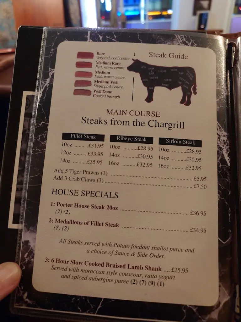 Menu_Courtneys Steakhouse_Rathfriland_image_3