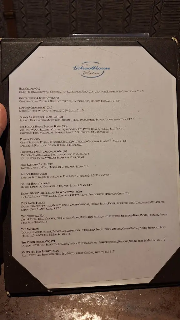 Menu_The Old School House Cafe_Rostrevor_image_3