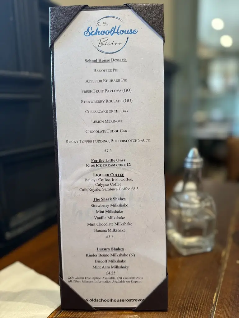 Menu_The Old School House Cafe_Rostrevor_image_4