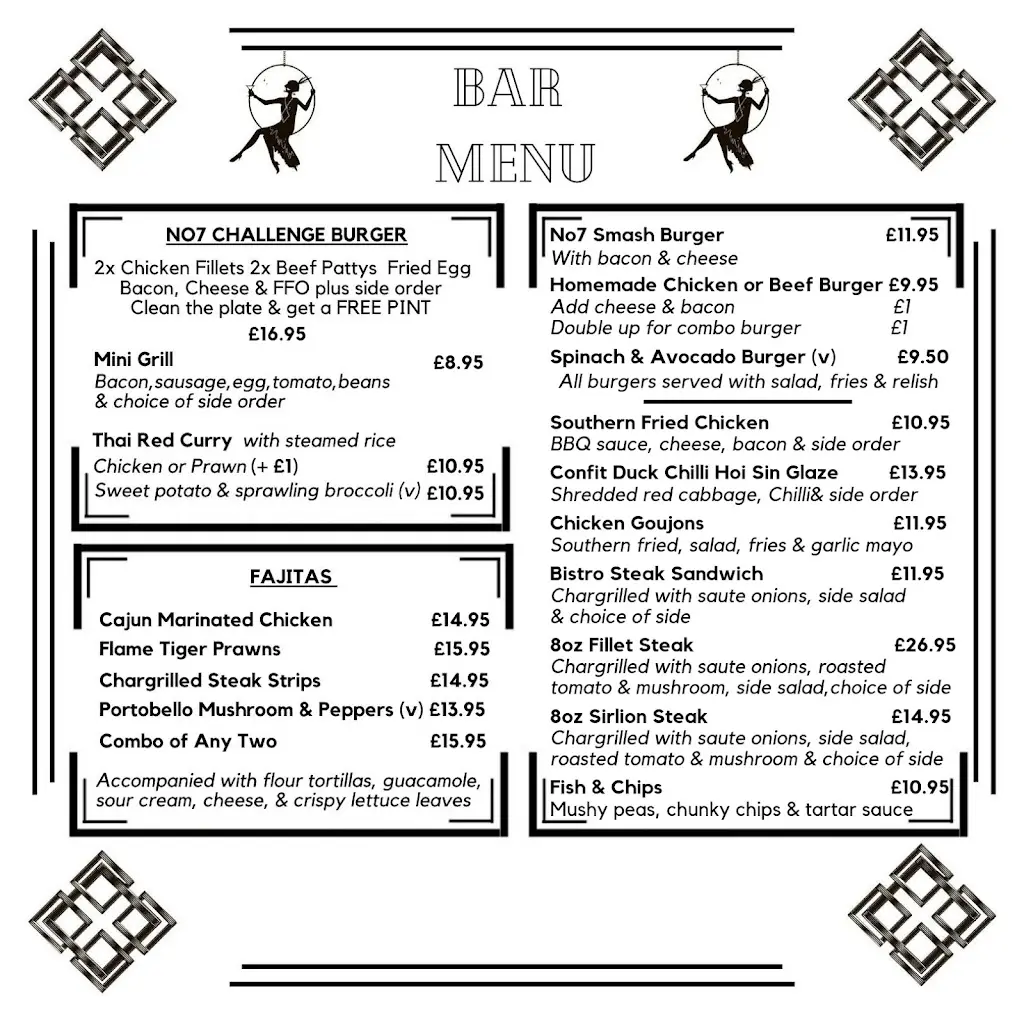 Menu_No7 Duke Street (The Duke)_Warrenpoint_image_1