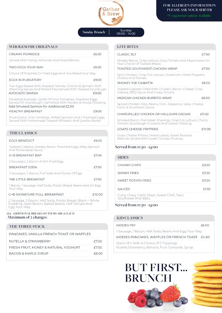 Menu_Gather and Brew_Newry Mourne and Down_image_1