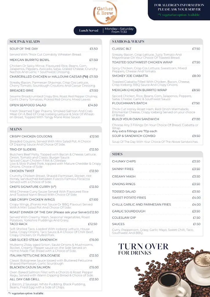 Menu_Gather and Brew_Newry Mourne and Down_image_2