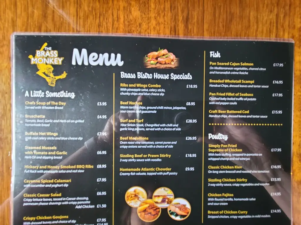 Menu_The Brass Monkey_Newry Mourne and Down_imagen_4