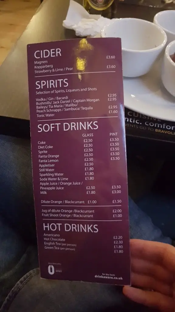 Menu_Bravo Live Cuisine Restaurant_Newry Mourne and Down_image_2