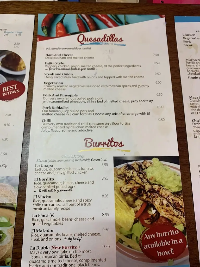 Menu_Maya Cafe_Newry Mourne and Down_image_3