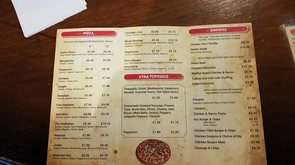 Menu_Carriages Bistro_Larne_image_1