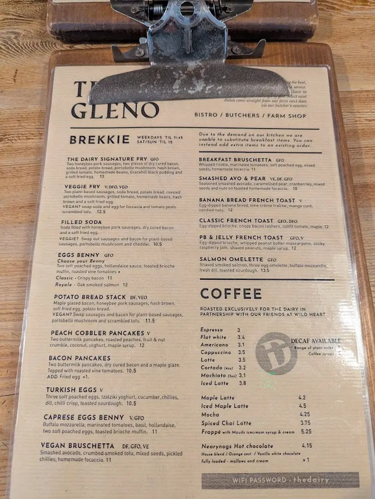 Menu_The Dairy - Bistro, Butchers & Farm Shop_Larne_image_3