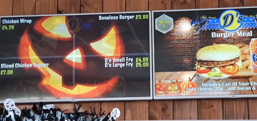 Menu_D's Diner Fast Food & Carryout_Larne_image_1