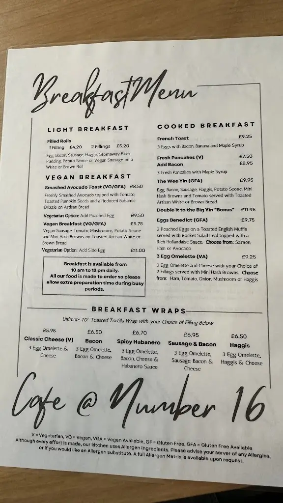 Menu_Cafe @ Number 16_Aberdour_image_4