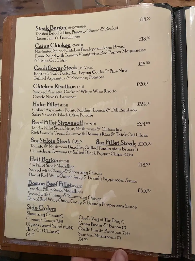 Menu_Grants of Omagh_Omagh_immagine_1