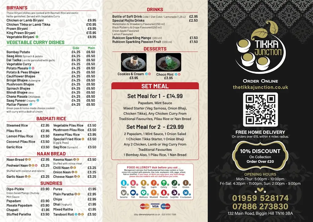 Menu_Tikka Junction_Biggin Hill_image_1