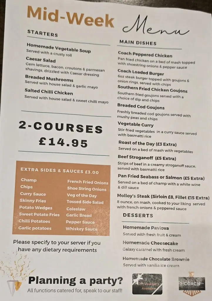 Menu_The Coach Inn_Omagh_image_3