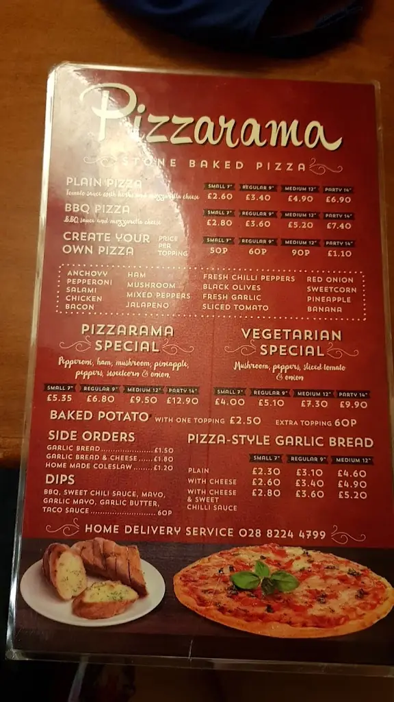 Menu_Pizzarama Omagh_Omagh_image_3