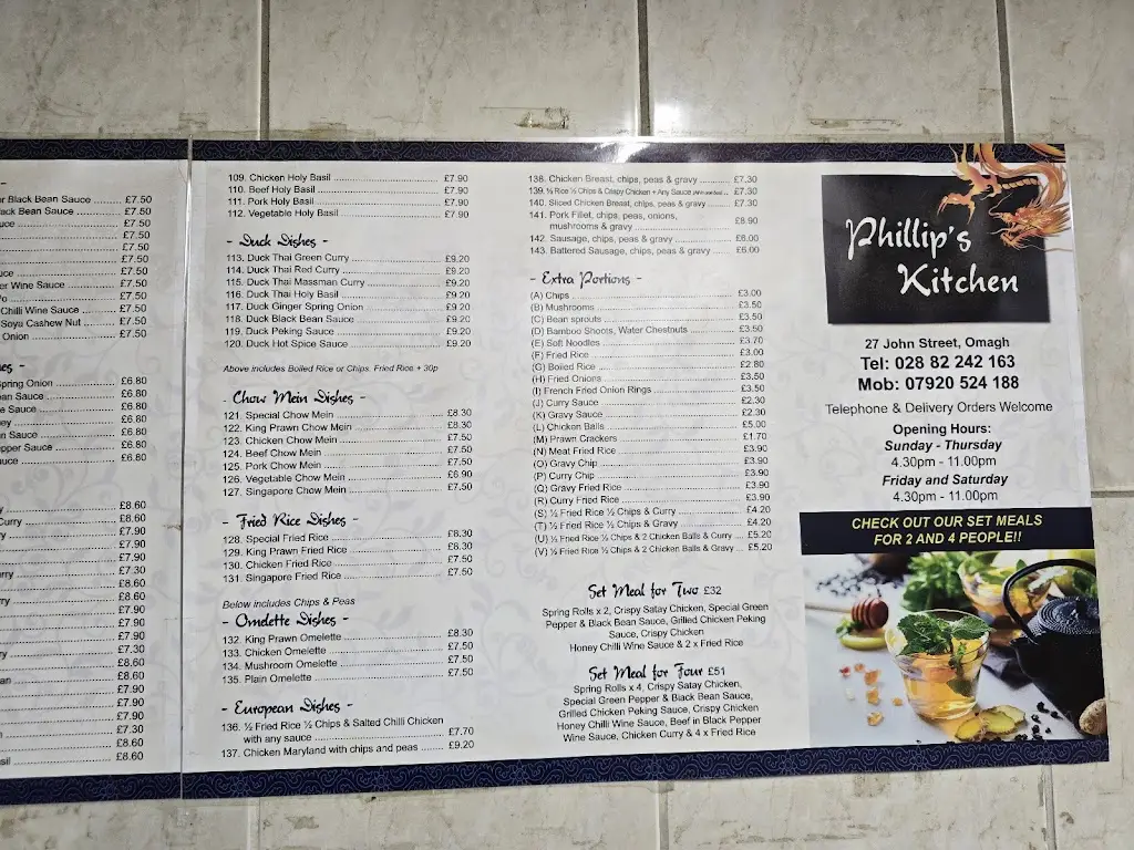 Menu_Phillips Kitchen_Omagh_image_1