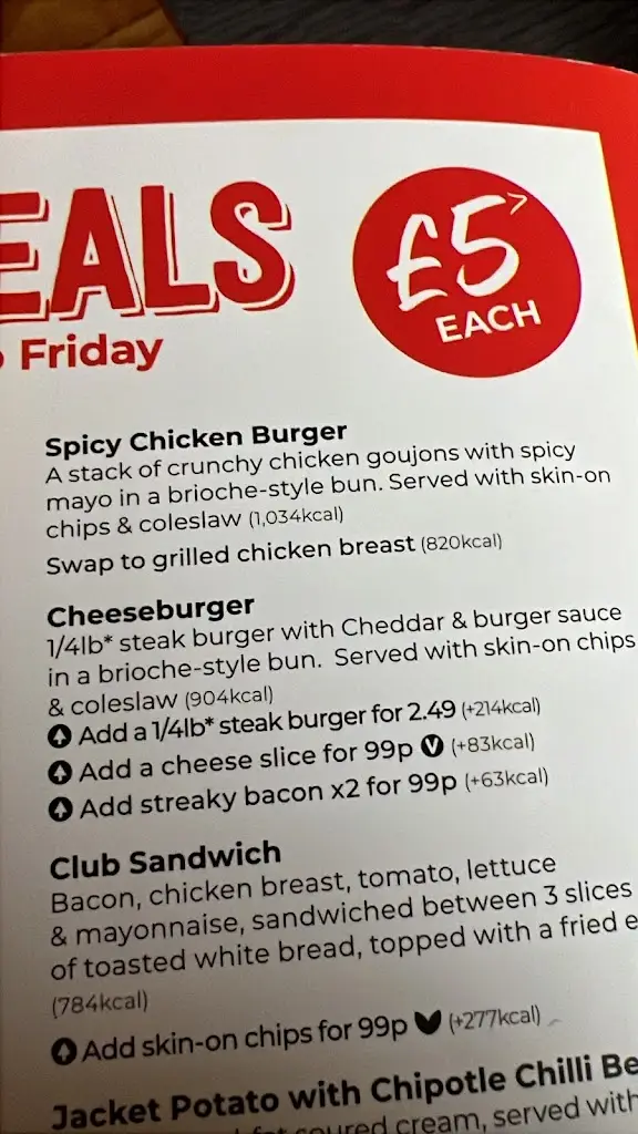 Menu_The Kincardine Way Brewers Fayre_Airth_image_2