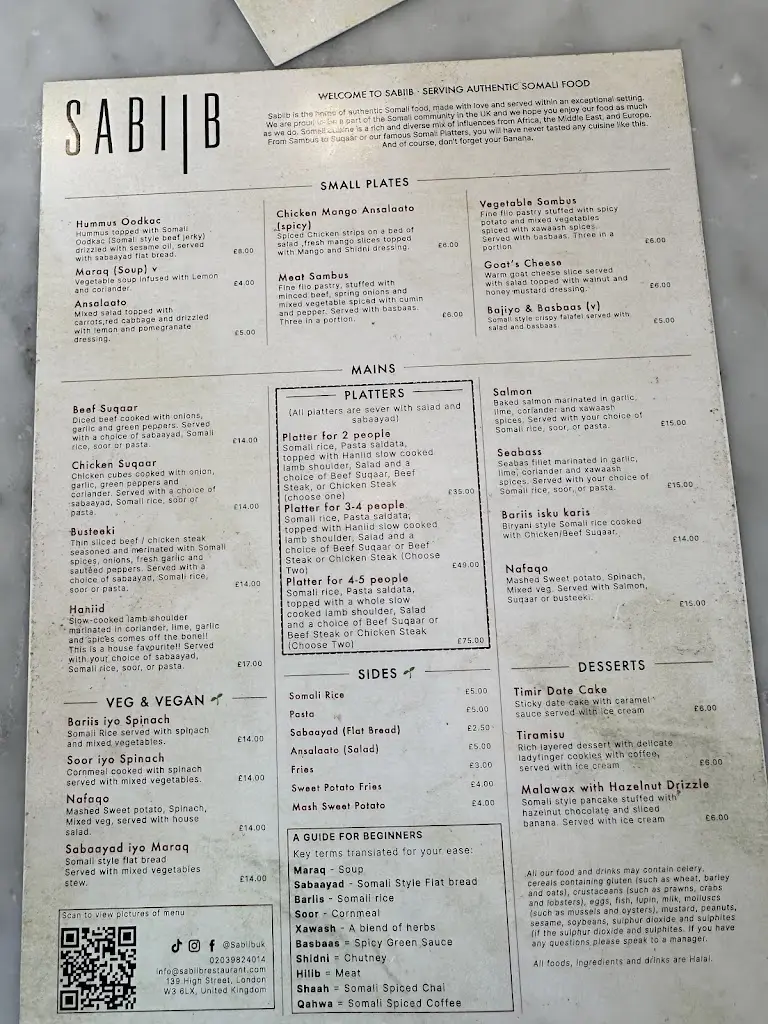 Menu_Sabiib Somali Restaurant - Acton_Acton_image_4