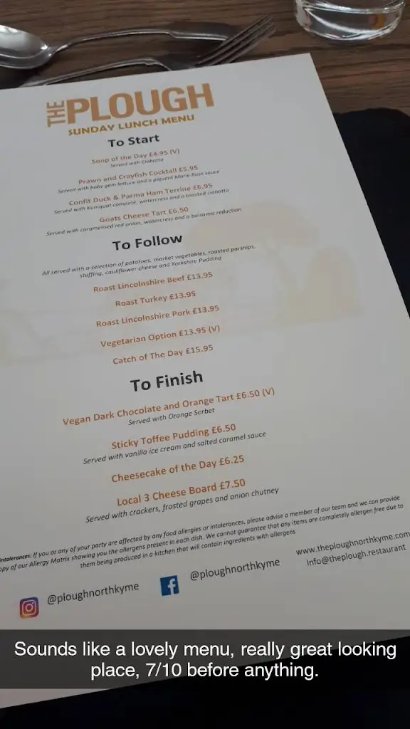 Menu_The Plough_Billinghay_image_4