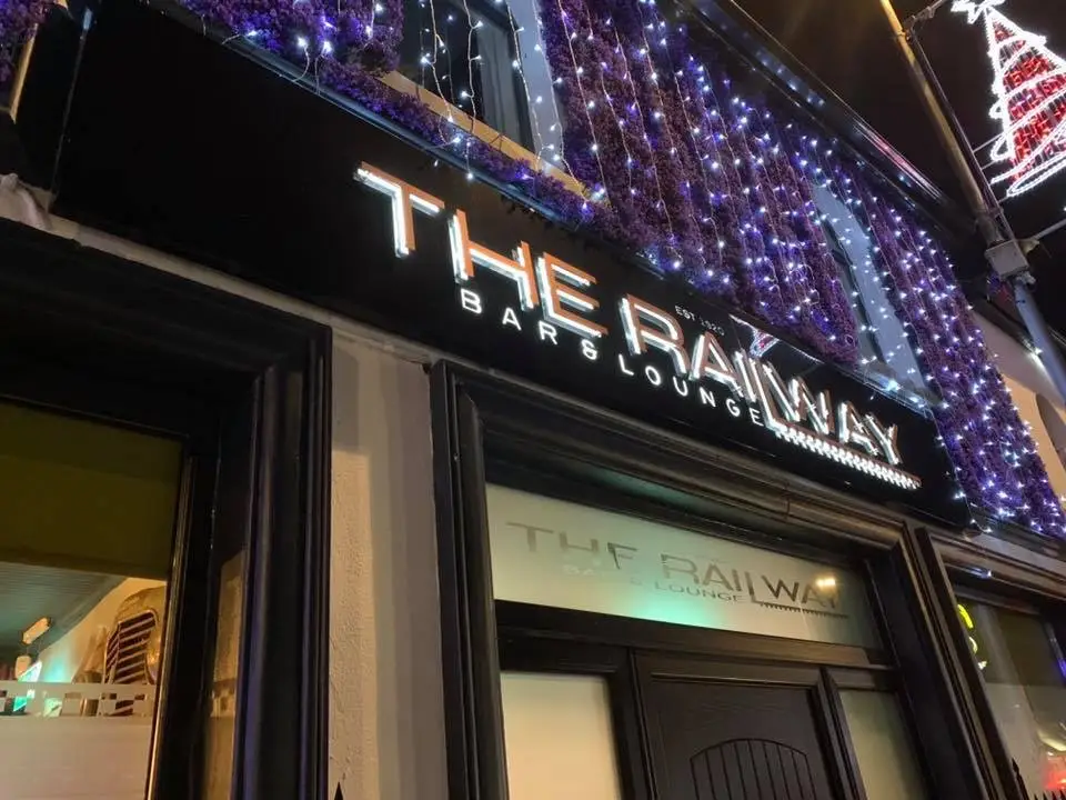 The Railway Bar restaurant in Strabane